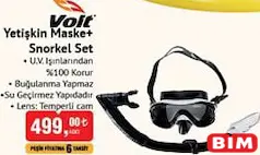VOİT YETİŞKİN MASKE + ŞNORKEL SET